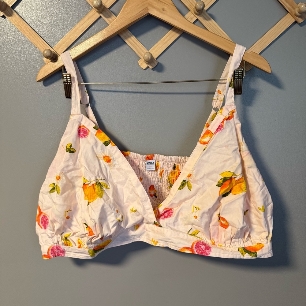 Old Navy | Citrus Smocked Bralette